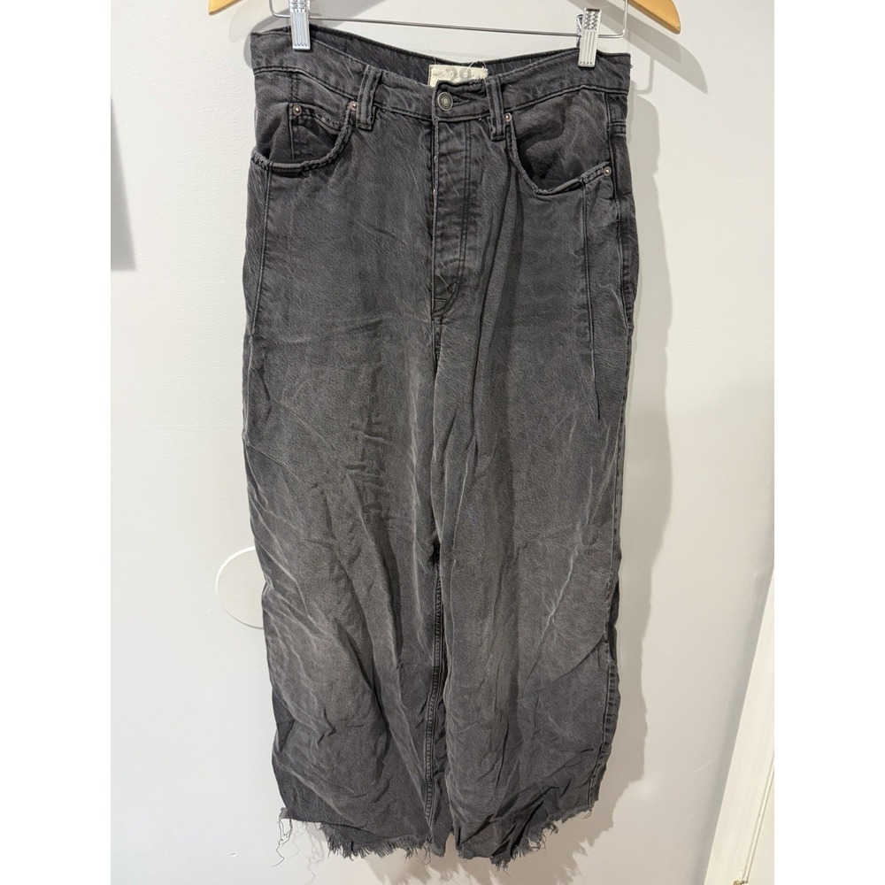 Free People We the Free Old West Slouchy Wide Leg Jeans Size 28 M